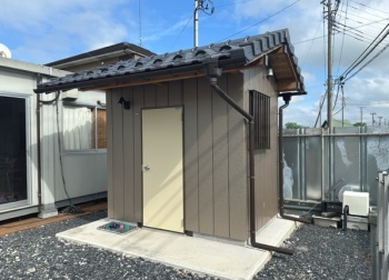 【トイレ外観】トイレも新設致しました!